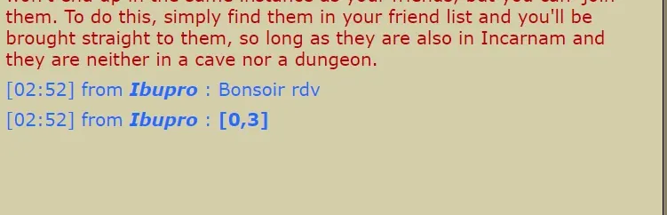 Réception des kamas échangés sur un serveur Dofus Retro
